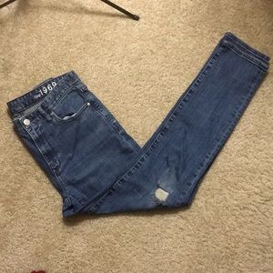 Gap high rise skinny jeans size 27
